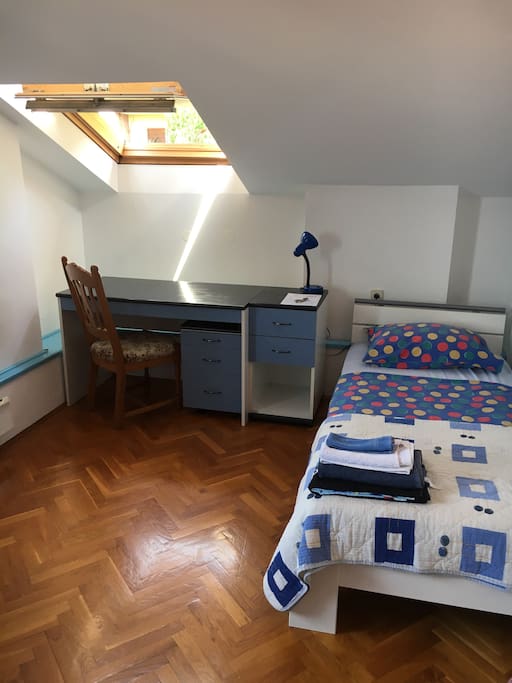 The bed with working table