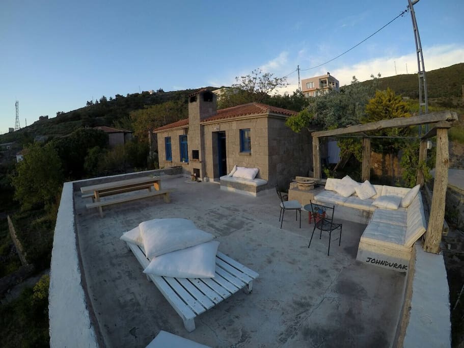 Our beautiful main terrace