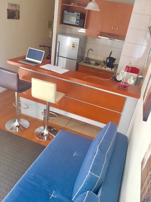 Zona cocina - living