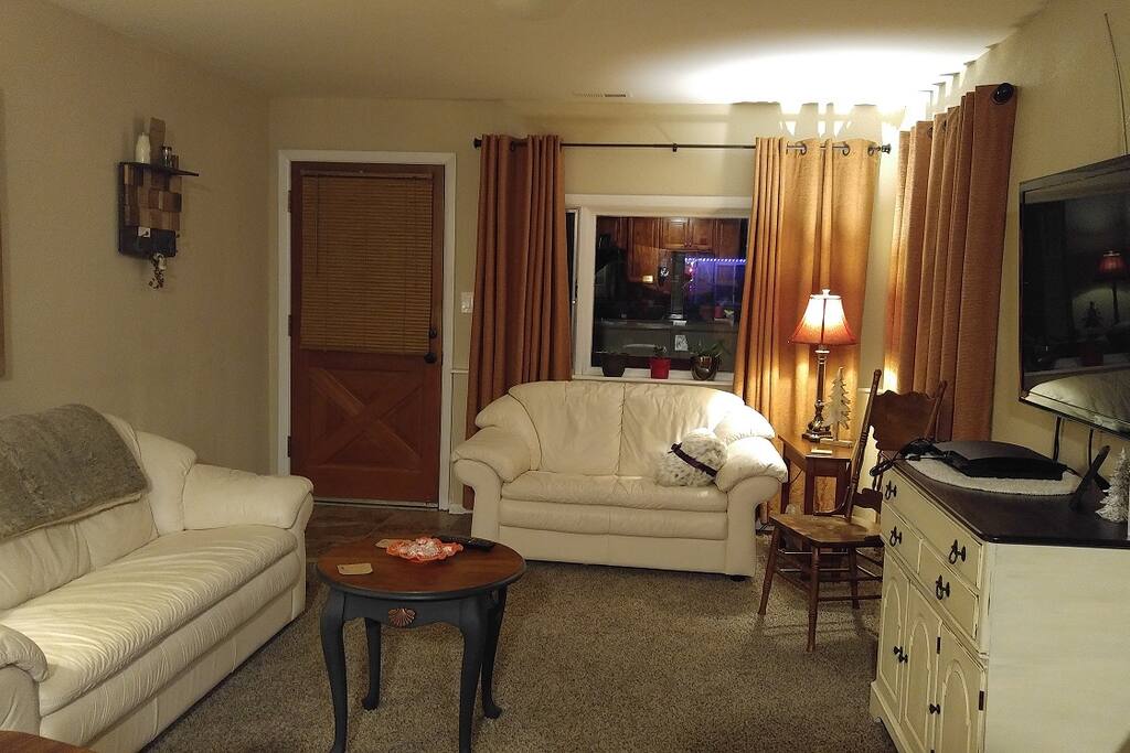 Comfortable Living Room with Television