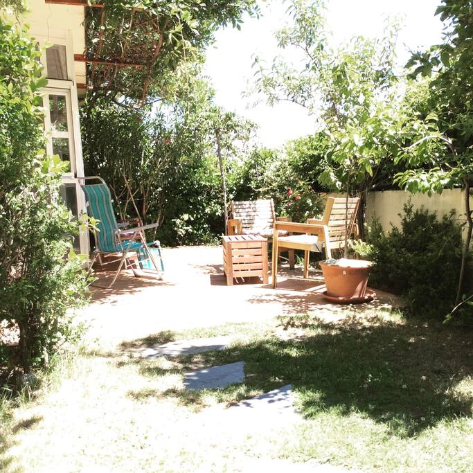 Front garden, perfect for relaxing and have a cup of tea!