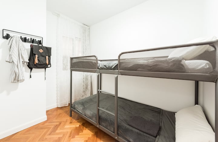 Lit superposé dans la troisième chambre