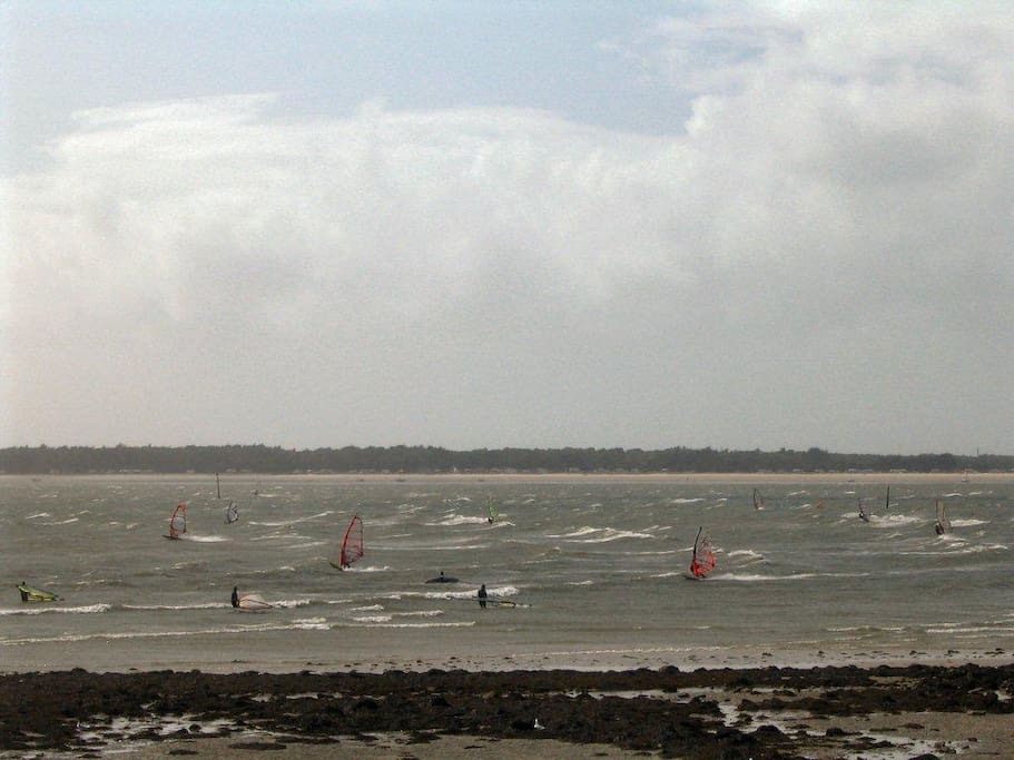 Vue plage de St-Colomban