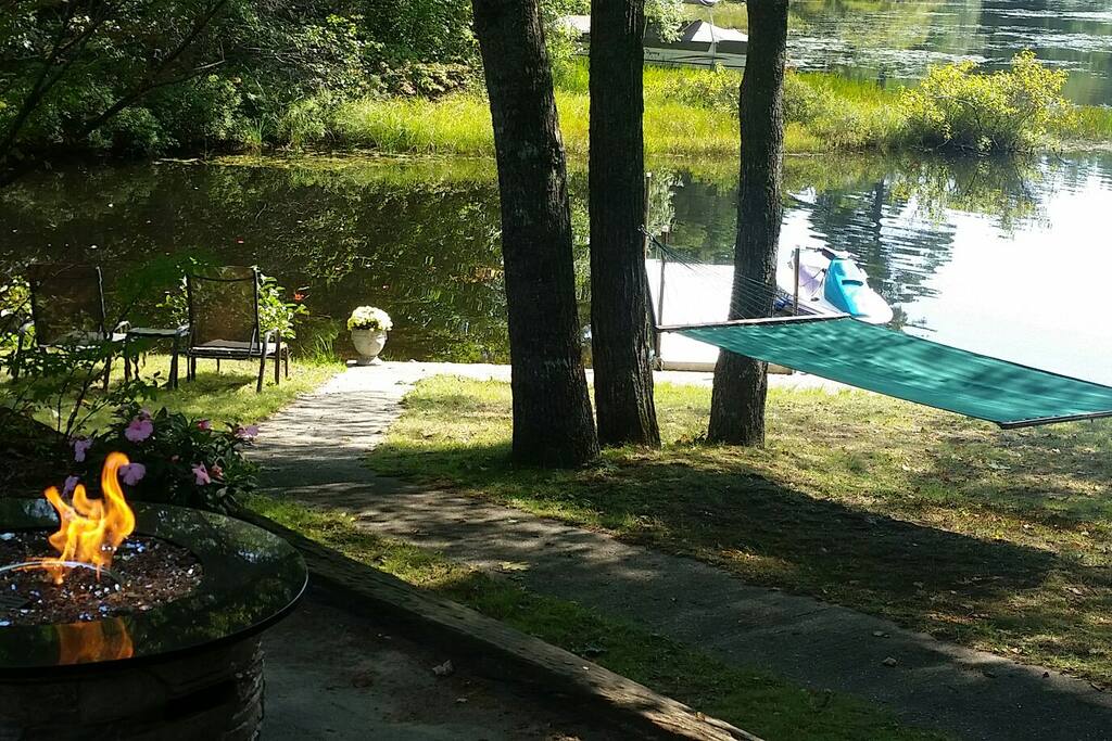 Relax in the hammock and take nap.