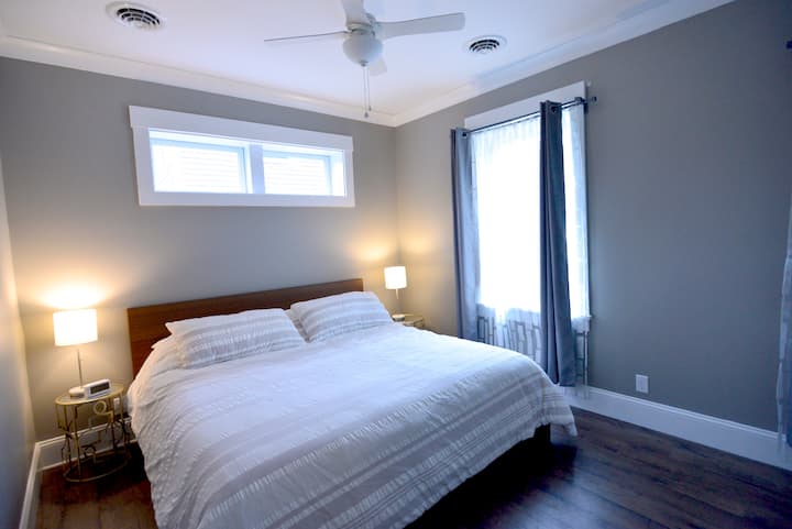 Bedroom with King size bed