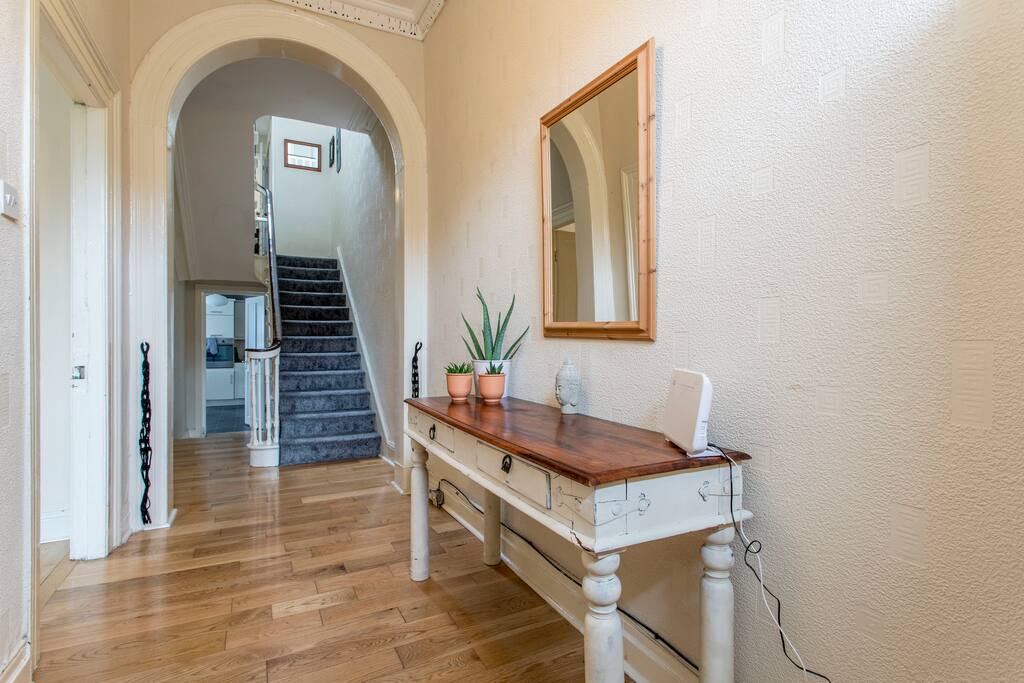 Entrance at front door.