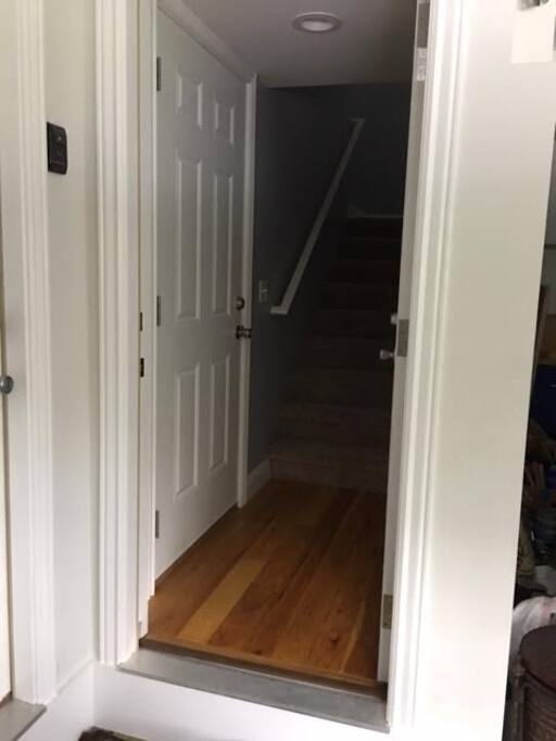 Entrance from Garage