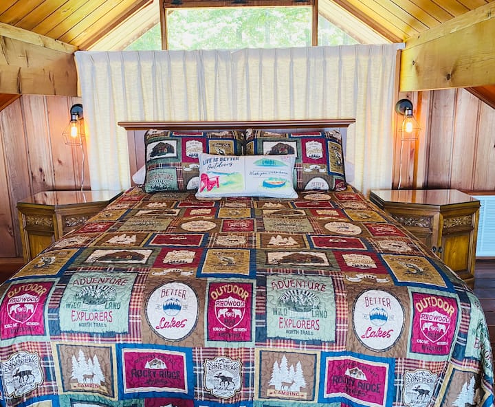 Loft bed with a million dollar view 