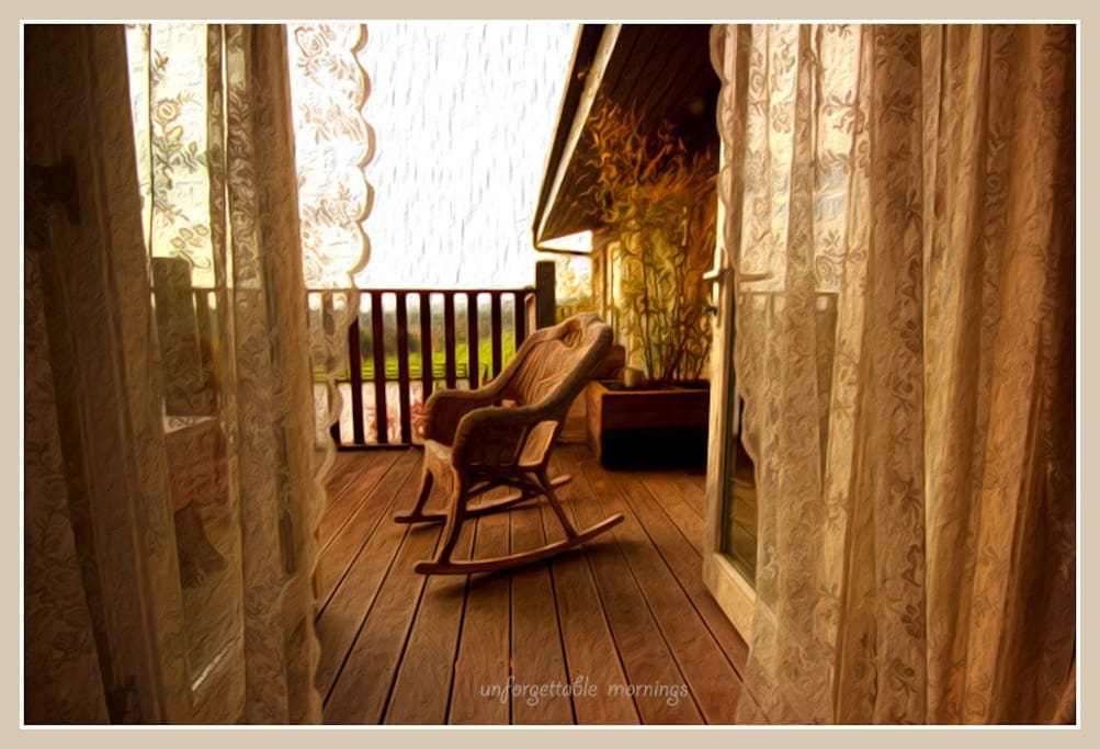 Relax on the Balcony and enjoy the view