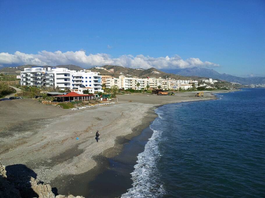 looking eastwards from the western end of pennoncillo beach