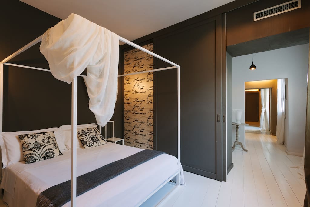 air conditioned double bedroom