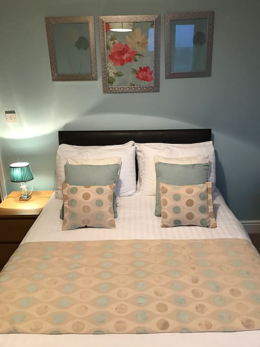 Beautiful comfortable bed