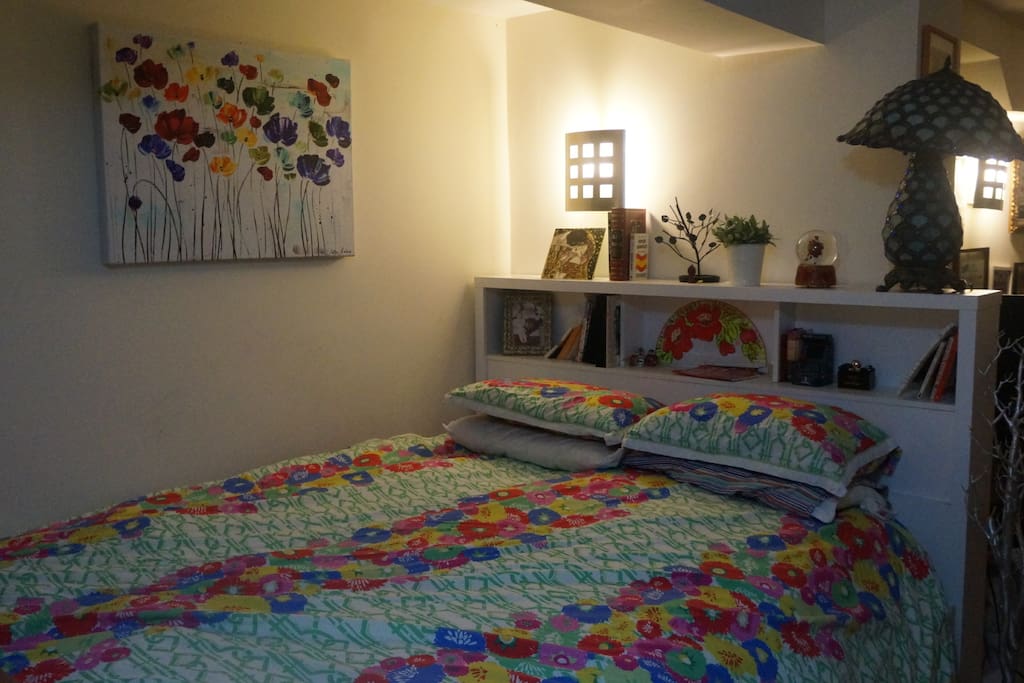 master bedroom with private bathroom