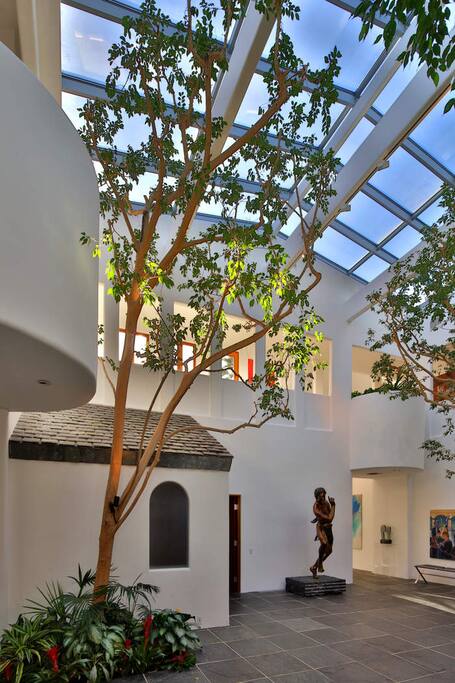 Atrium as you enter the house.