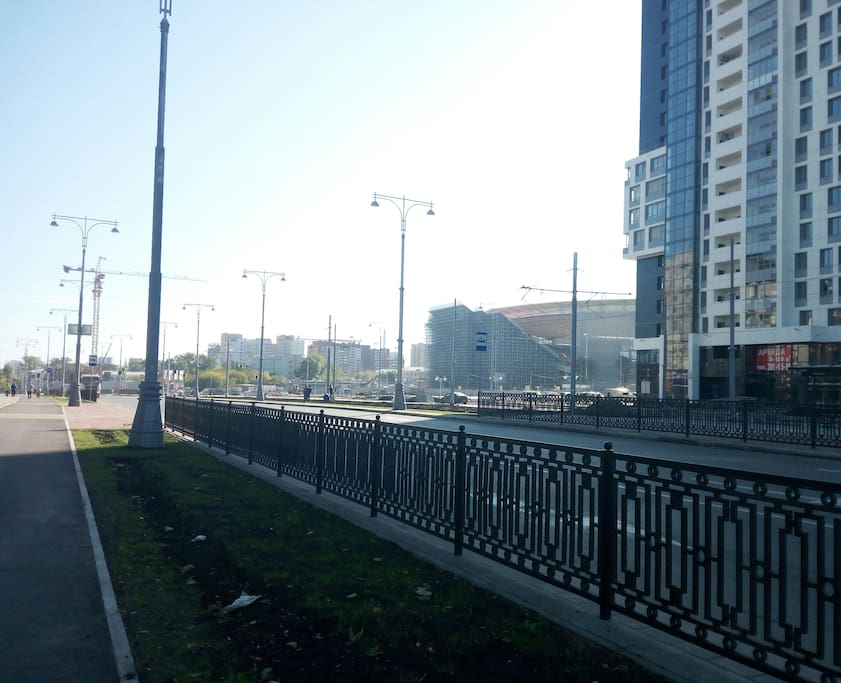 Улица Татищева и стадион