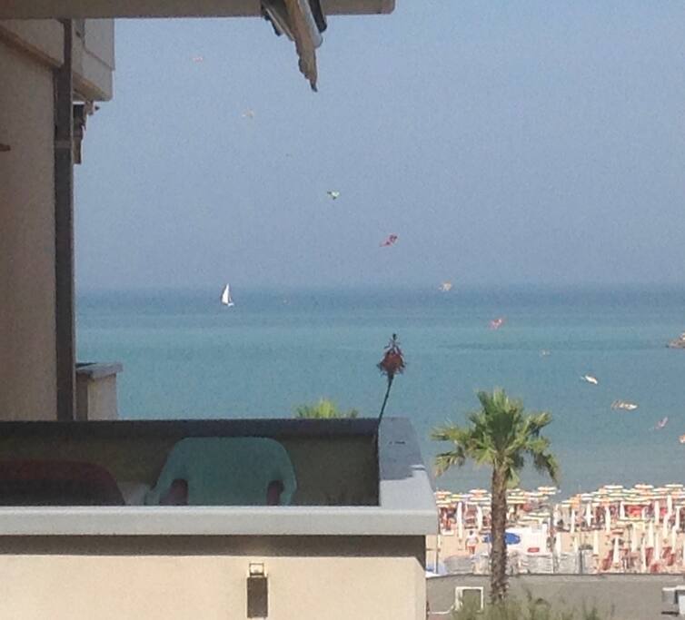 Vista dal balcone