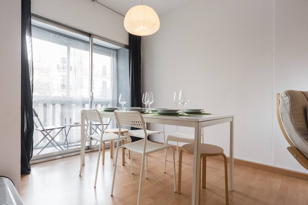 Comedor con terraza