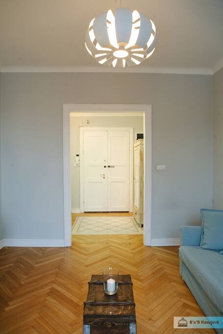 Original parquet flooring