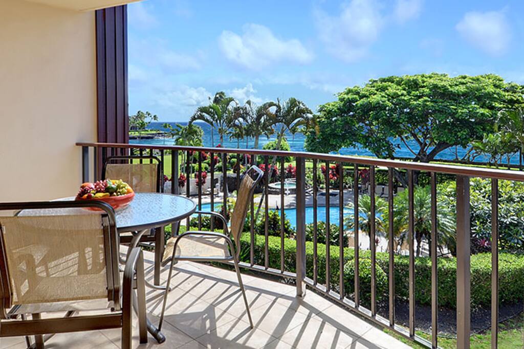 Each unit has balconies to relax on.