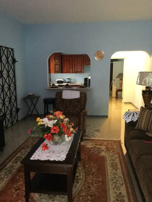Living room entrance view