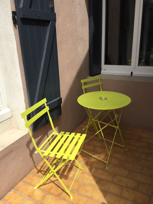 terrasse privée