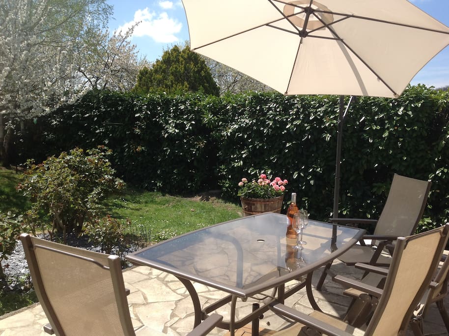 The perfect spot for an apero early evening when it's still very warm