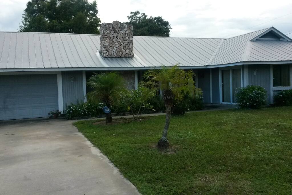 The front yard