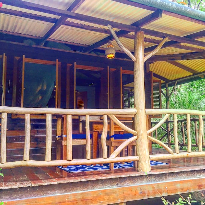 COCO jungle cabin exterior