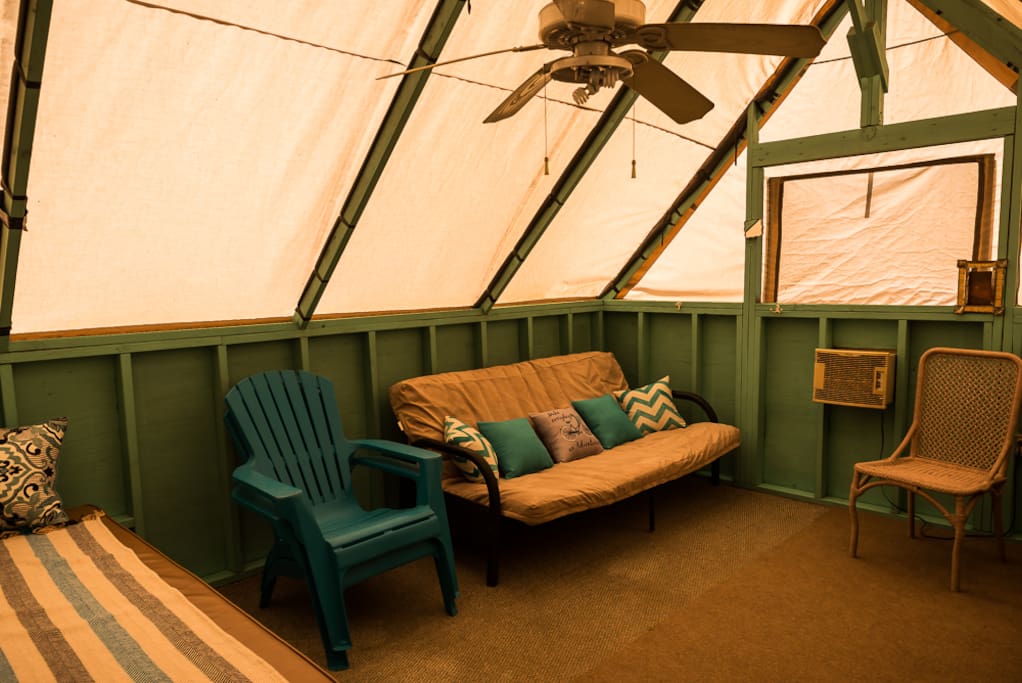 Inside of Pioneer Eco-Cabin
