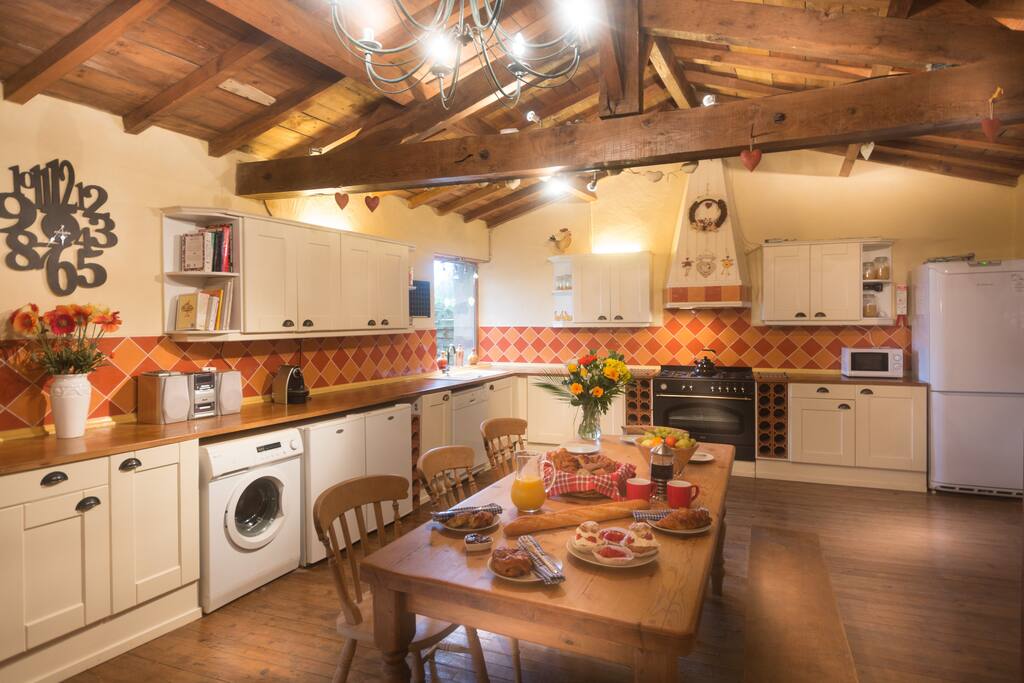 Open plan kitchen