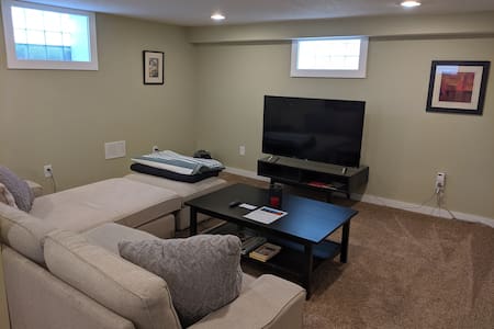 Spacious garden level space. (No cleaning fee!)