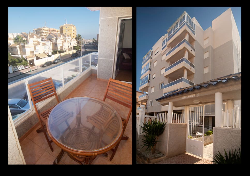 Balcony and apt exterior