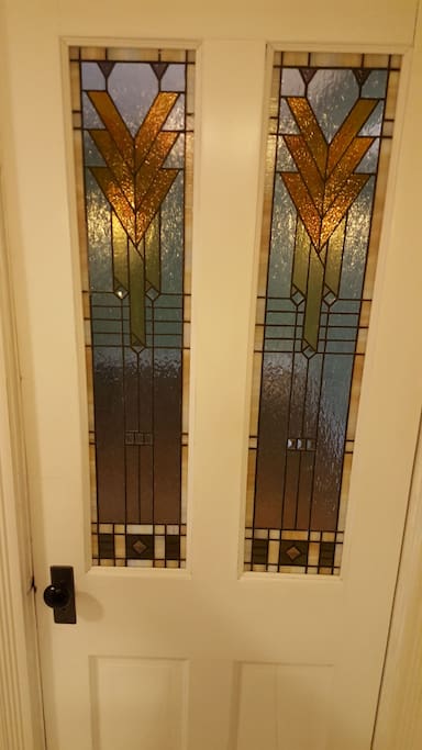 stained glass accents