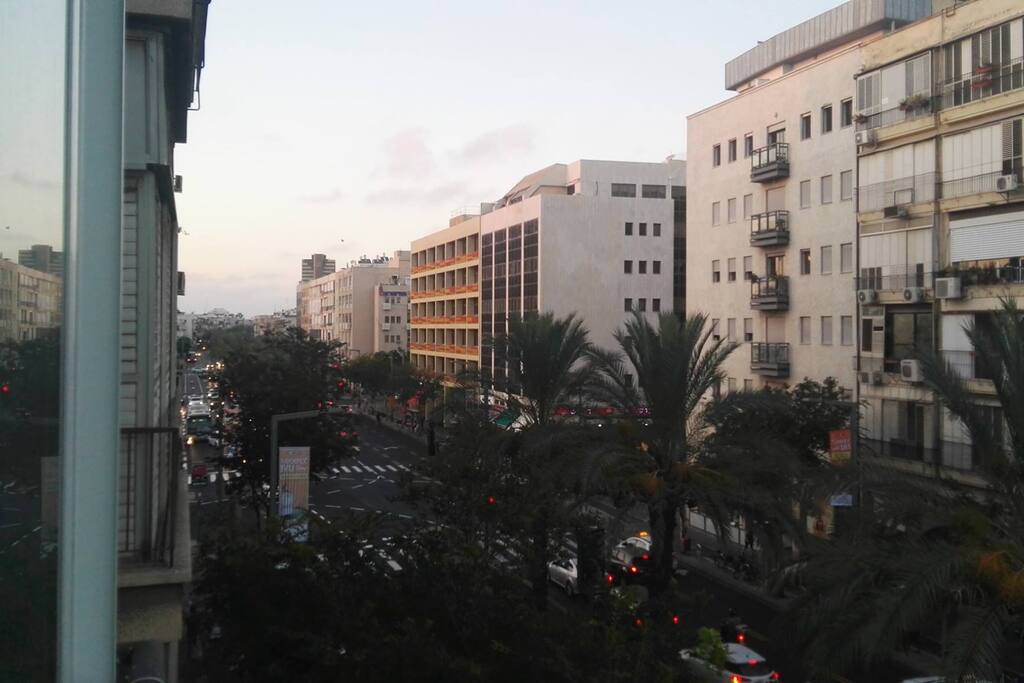 The view from the balcony