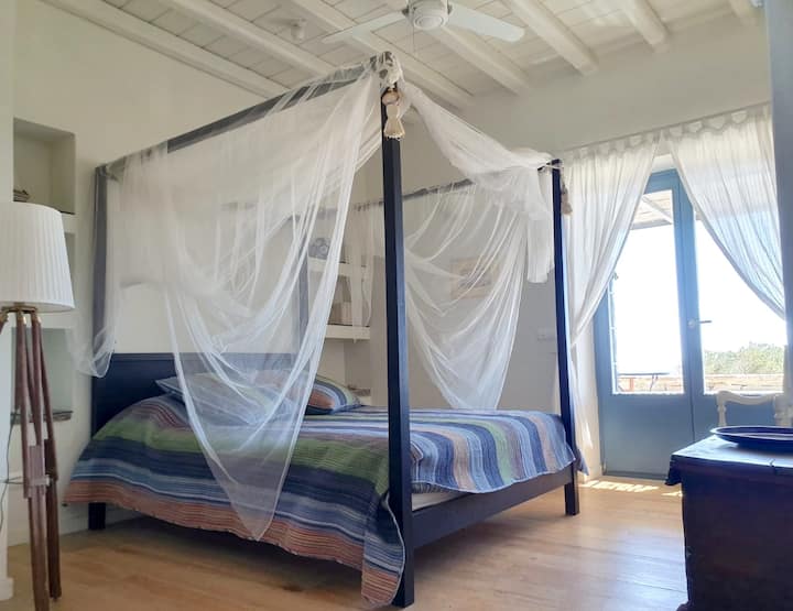 Bedroom 7 with canopy bed