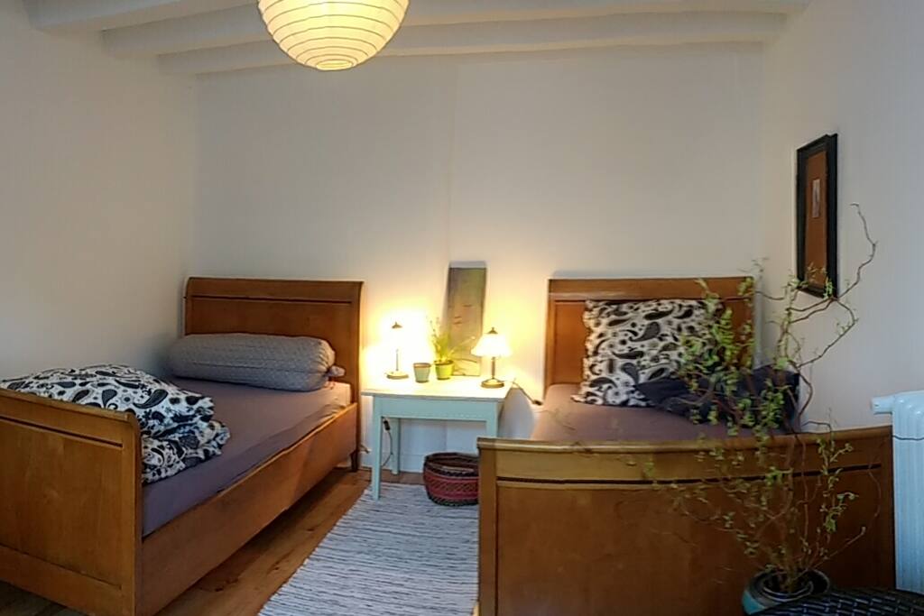 Privatzimmer mit 2 Einzelbetten