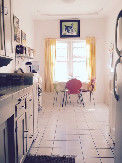 View of dining table