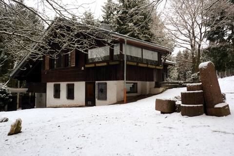 Forest house with indoor pool and sauna