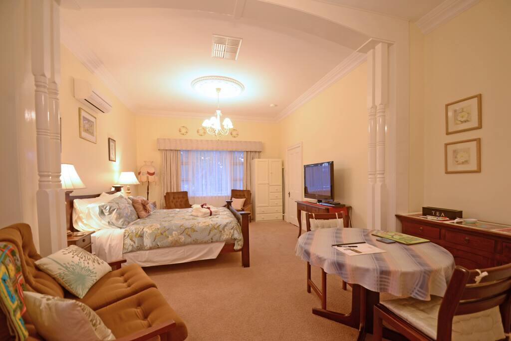 Dining facilities within suite
