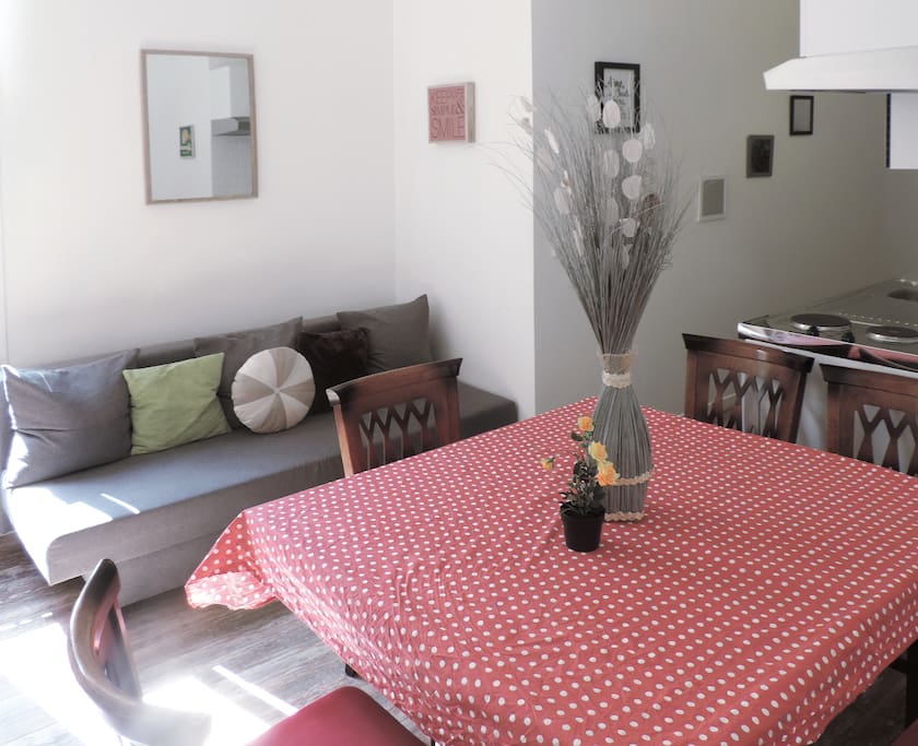 dinning room + sofa