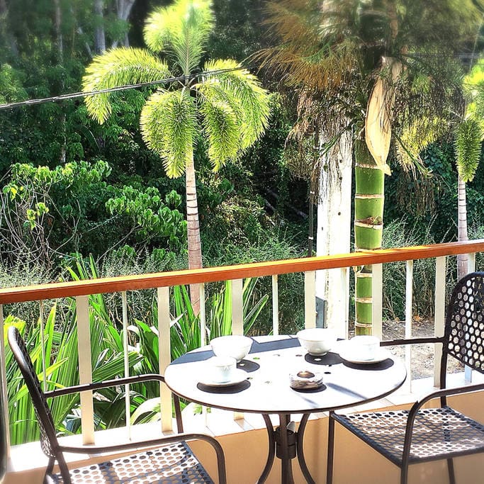 Balcony and setting