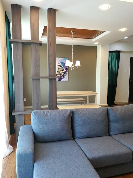 L-shaped sofa