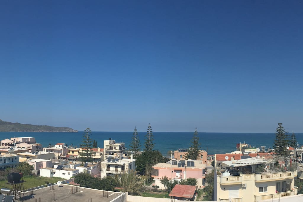 Panoramic view from the balcony