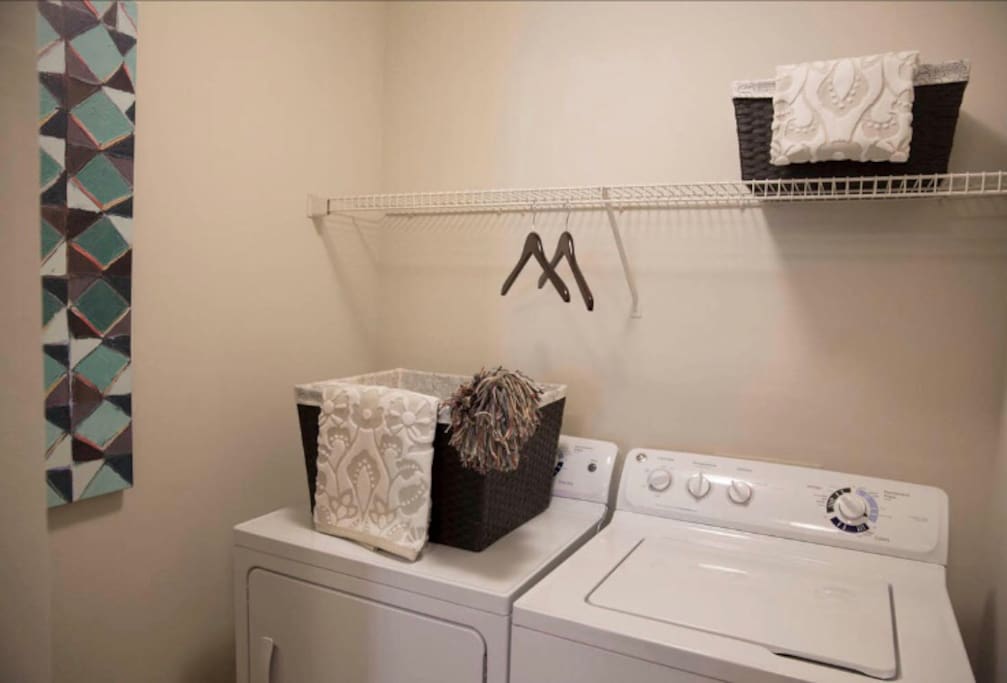 Washer and dryer available