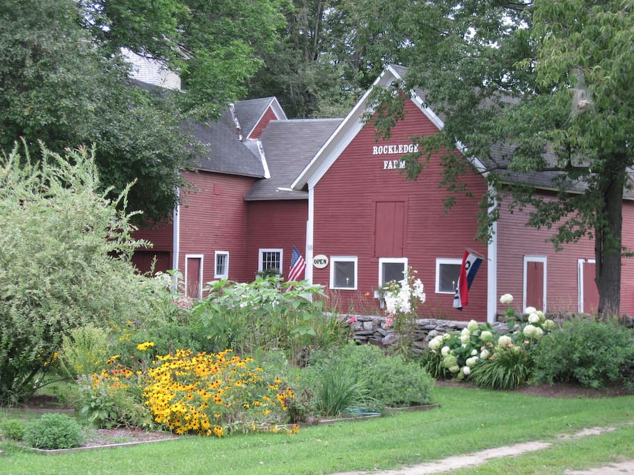 Rockledge Farm barns--Location of our workshops, and The Gallery at Rockledge Farm.