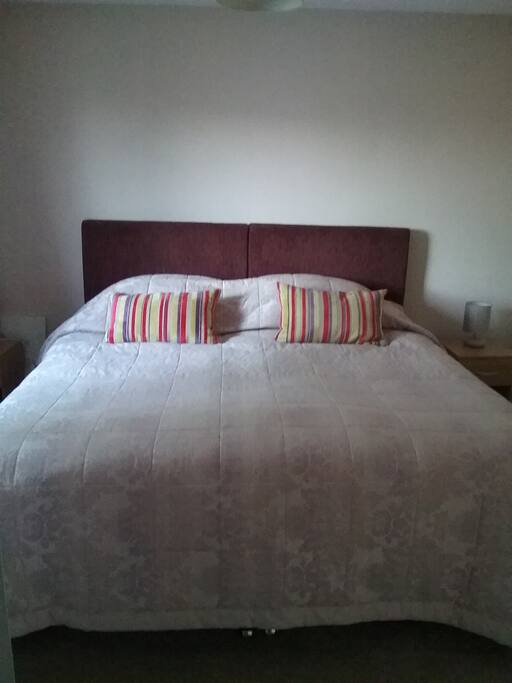 bedroom 1, super king size bed can be split into 2 full size singles