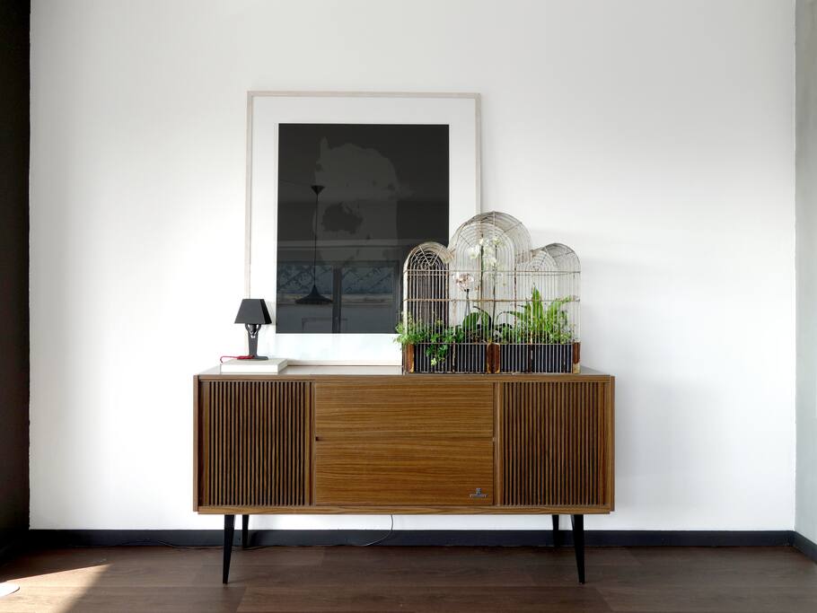 A 70's Grundig stereo in our living room.