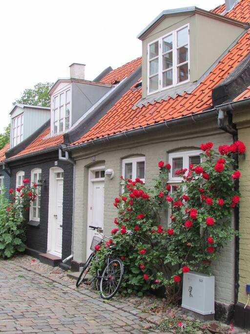 Værelset ligger på 1 sal, har egen indgang og toilet og bad i stueplan