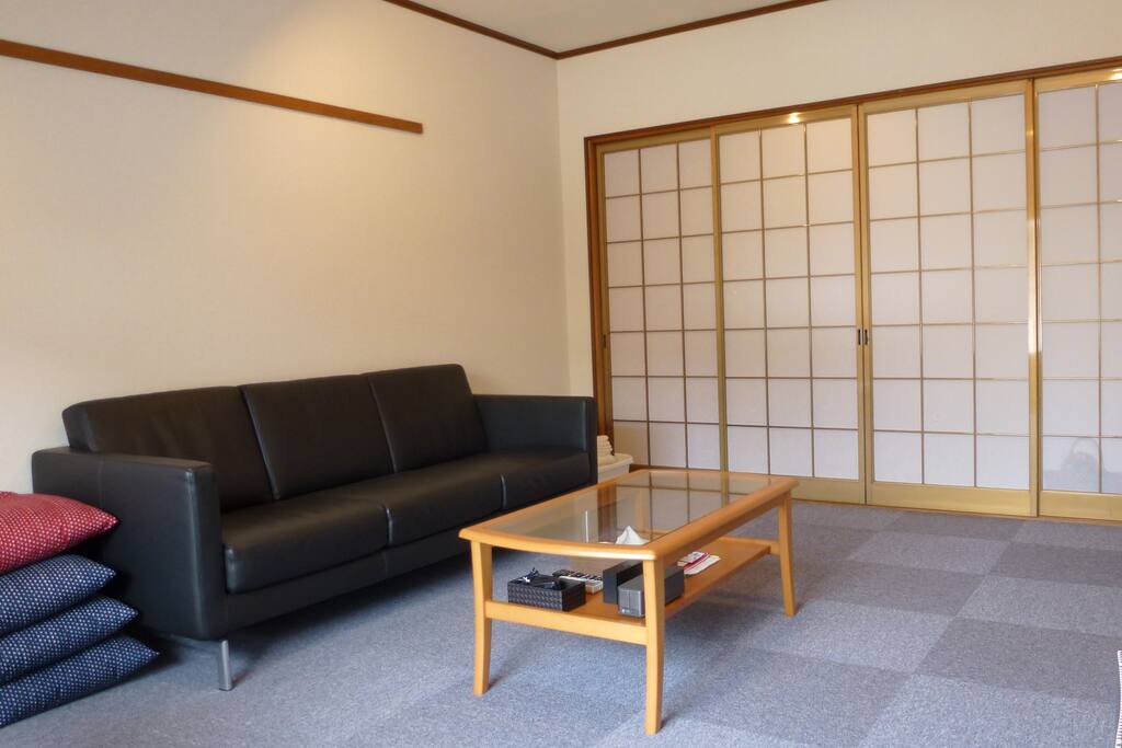 リラックス出来る広い部屋
