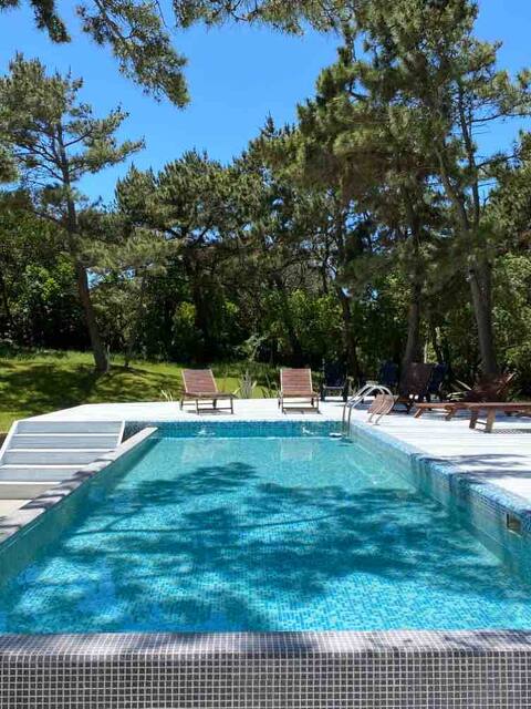 50 meters from the pool heated SPA GARAGE